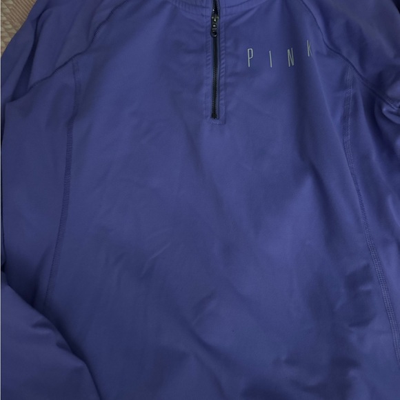 PINK Victoria's Secret Lavender Quarter-Zip Top - Picture 3 of 5